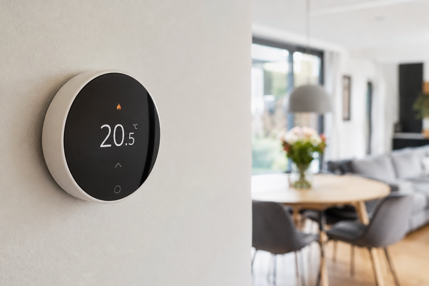 Thermostat indoors